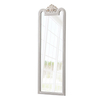 Vintage Long Wall Mirror Decorative 12 X 38 Inch, Distressed White