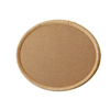 Oval Rattan Framed Pin Boards for Walls, 26x22 Boho Fabric Bulletin Board