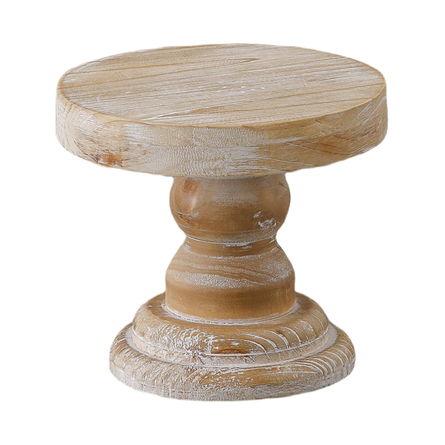 Farmhouse Wood Risers Display Stands, 5 Inches Tall Display Pedestal