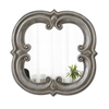 Small Vintage Silver Mirrors for Wall Decor 12 Inch, Horizontal or Vertical