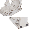 Handmade Distressed White Book Ends for Heavy Books, 1 Pair/2 Pieces