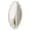 Vintage Sculpted Oval Mirrors for Wall Decor Living Room, Small