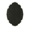 Vintage Sculpted Oval Mirrors for Wall Decor Living Room, Small