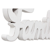Rustic Wooden Family Signs for Home Decor 15", Distressed White
