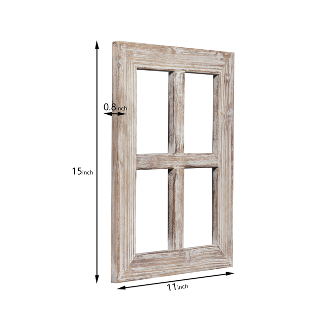 Farmhouse Window Frames for Wall Decor Living Room 11" x 15"