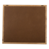 Rustic White Linen Bulletin Board, 28 x 32 Wood Framed Memo Board
