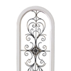 Farmhouse White Wood and Metal Wall Decor 32 X 13 Inches
