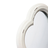 Vintage Small Scalloped Wall Mirror Decorative 8.9 inch