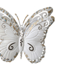 Vintage Metal Butterfly Wall Decor 8 × 9 Inches