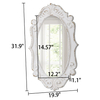 Oval Decorative Ornate Wall Mirror 