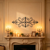 Black Metal Wall Decor 45" x 18"