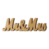 Vintage Gold Mr & Mrs Sign for Wedding Table 14 Inches