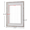 Boho Rattan Mirrors for Wall Decor Living Room 24 X 32 Inch