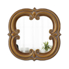 Small Vintage Gold Mirrors for Wall Decor 12 Inch, Horizontal or Vertical