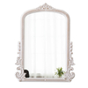 Vintage Arch Mirror 30 X 23 Inch, Distressed White