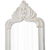 Vintage White Wooden Wall Mirror