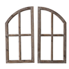 Farmhouse Window Frame Wall Decor 30 Inch, Set of 2