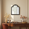 Gothic Black Arched Wall Mirror 20 X 24 Inch