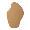 29x19 Inch Wavy Linen Bulletin Board, Rattan Frame Linen Pin Boards