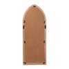 Rustic Long Arched Window Mirrors for Wall Decor 14 X 36 inch 