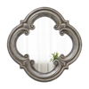 Small Vintage Silver Mirrors for Wall Decor 12 Inch, Horizontal or Vertical