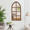 Farmhouse Cathedral Window Pane Mirror Wall Decor 18 X 36 Inch
