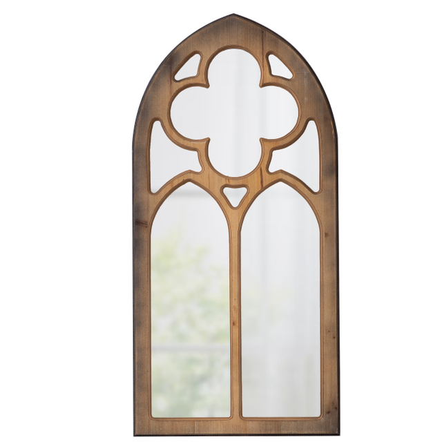 Rustic Gothic Cathedral Window Mirror 18 X 36 Inch