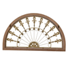 Vintage White Arched Wrought Iron Wall Decor 17 X 30 Inches
