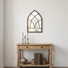 Farmhouse Arched Window Mirror Wall Decor 16 X 24 Inch