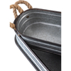 Small Oval Galvanized Planters Galvanized Bucket Set of 2