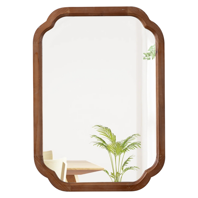 Farmhouse Rustic Bathroom Mirrors for Wall Decor 17 X 24 Inch with Wood Frame
