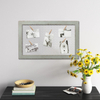Rustic Chicken Wire Bulletin Board, Grid Wall Panel 18 × 29"