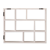 Wood White Shadow Box Frame with Shelves