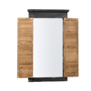 Farmhouse Black Window Shutters Mirror Wall Decor 24 x 40 Inches