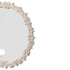 Wall Mirror, 24"Round White 