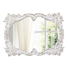 Vintage Oval Wall Mirror with Wavy Edge