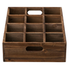 Rustic Wooden Crates for Storage 16 X 12 Inches, Carrying Handles