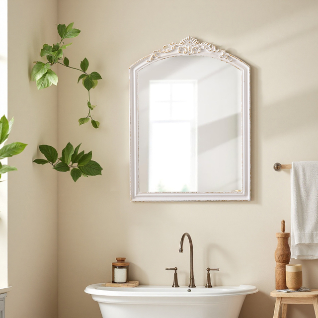Vintage Arched Bathroom Mirror 23 X 30 Inch