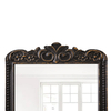 Gothic Rectangular Wall Mirror 30 X 22 Inch, Black and Gold