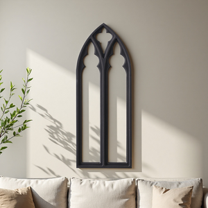 Rustic Arched Window Frame Wall Decor 40 X 16 Inch