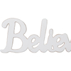 Distressed White Believe Wooden Word Sign