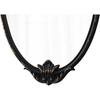 Vintage Black Wall Mirrors 16 x 24 inch, Distressed Finish Golden