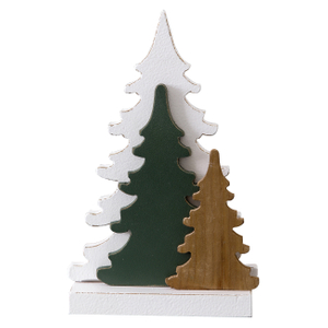 Farmhouse Tabletop Christmas Tree Decorations 10 Inch