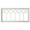 Rustic Window Frame Wall Decor 19 X 39 Inches, Distressed White