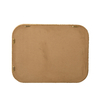 Rattan Framed Bulletin Board, 20x25 Rustic Linen Pin Board for Wall