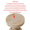 Farmhouse Wood Risers Display Stands, 5 Inches Tall Display Pedestal