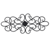 Black Wrought Iron Wall Decor 32" x 13"