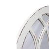 Vintage White Arched Window Mirrors for Wall Decor 29.5"