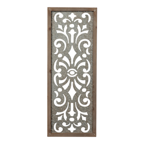 Farmhouse Galvanized Wall Decor, 12" x 32", 1 Piece