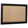 18x29 Black Framed Bulletin Board, Fabric Pin Board Large